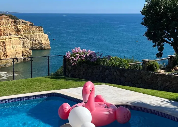 Seafront View Next To The Famous “benagil Caves”